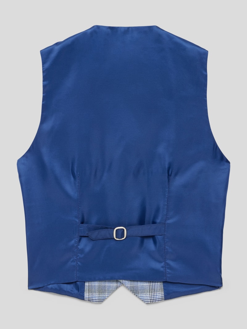 Weste mit Karomuster in blau