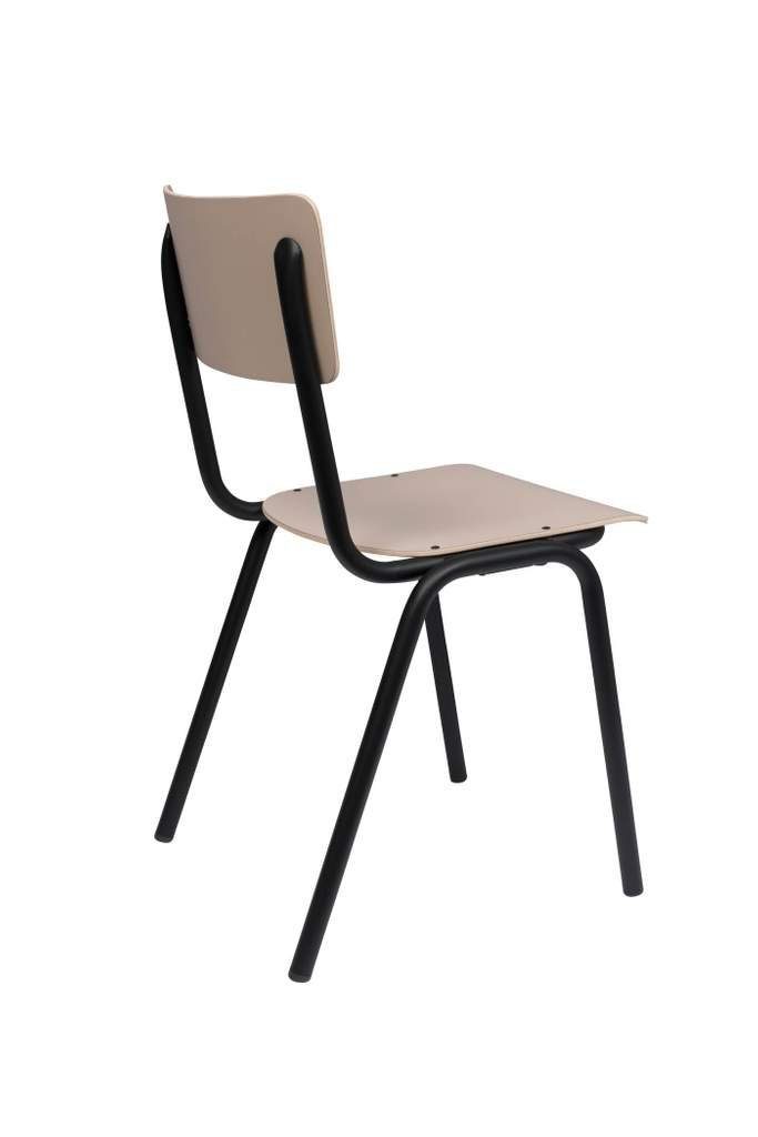 Zuiver Stapelstuhl Stuhl Stapelstuhl BACK TO SCHOOL MATTE BEIGE von ZUIVER