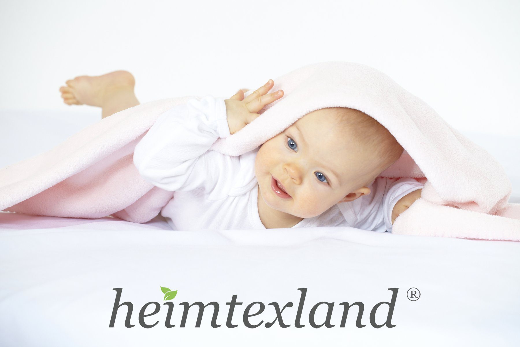 Babydecke Baby Kuscheldecke Waffelpique Jersey Decke Geburt, heimtexland, für Babybett Kinderwagen I 100% Baumwolle I schadstofffrei