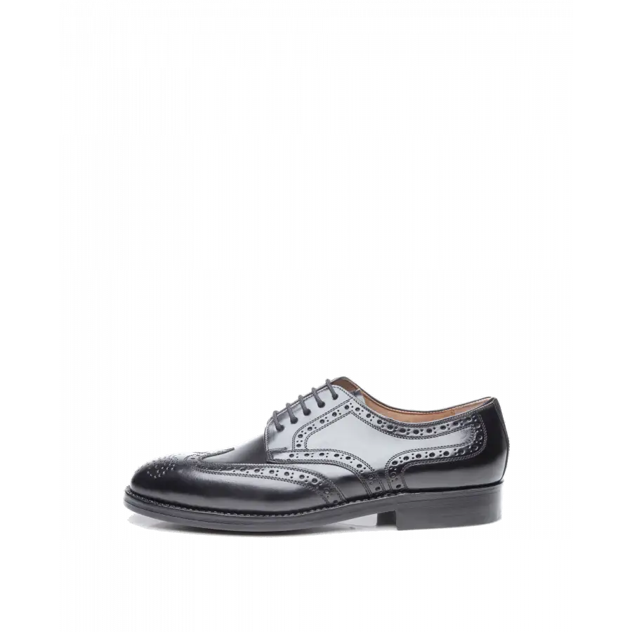 Heinrich Dinkelacker - Businessschuhe Budapester LONDON FULL-BROGUE C Cordovan - schwarz