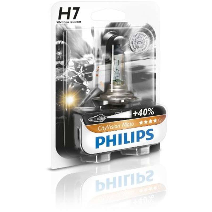 Philips CityVision H7 Halogen-Glühlampe fürs Motorrad in gelb, 1 Stück - ATU
