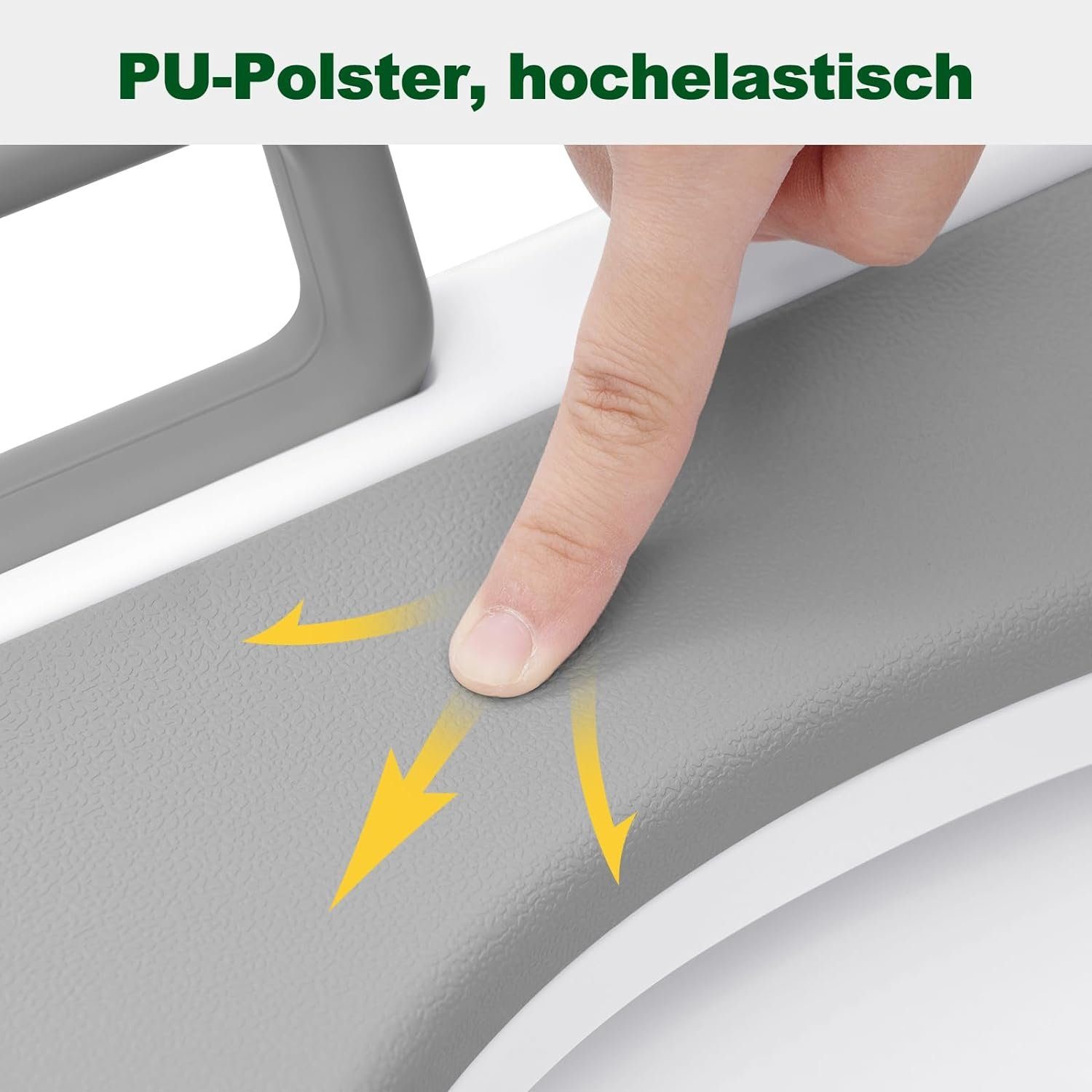 JOYOLEDER Kinder-WC-Sitz Kinder Faltbarer Toilettensitz Toilettentrainer mit Treppe und Griffe