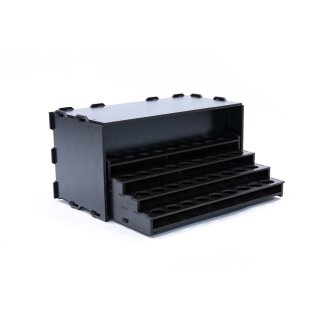 Black Paint Rack: Farbregal ausziehbar (Dropper)