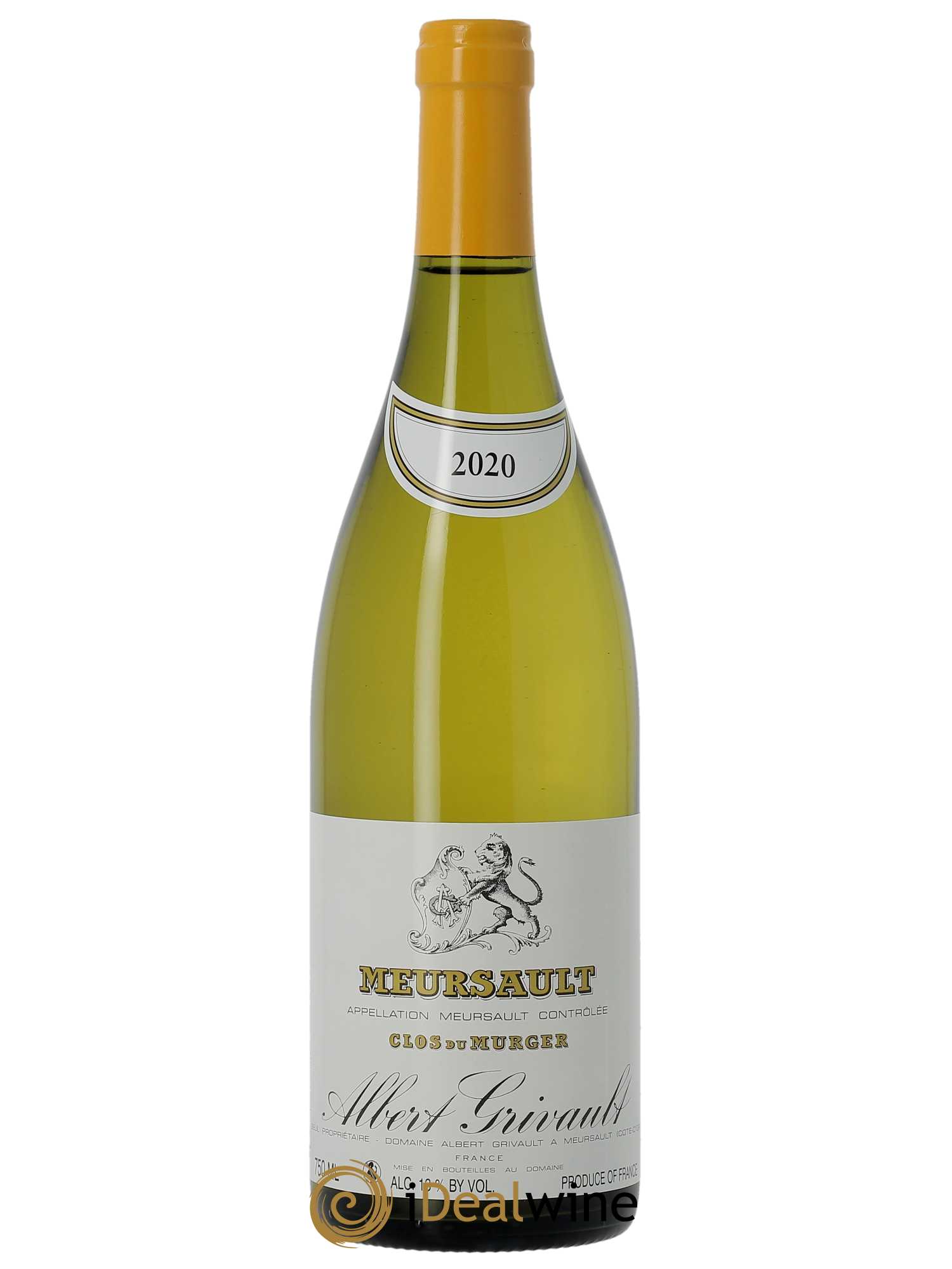 Meursault Clos du Murger Albert Grivault  2020 - Lot de 1 Bouteille