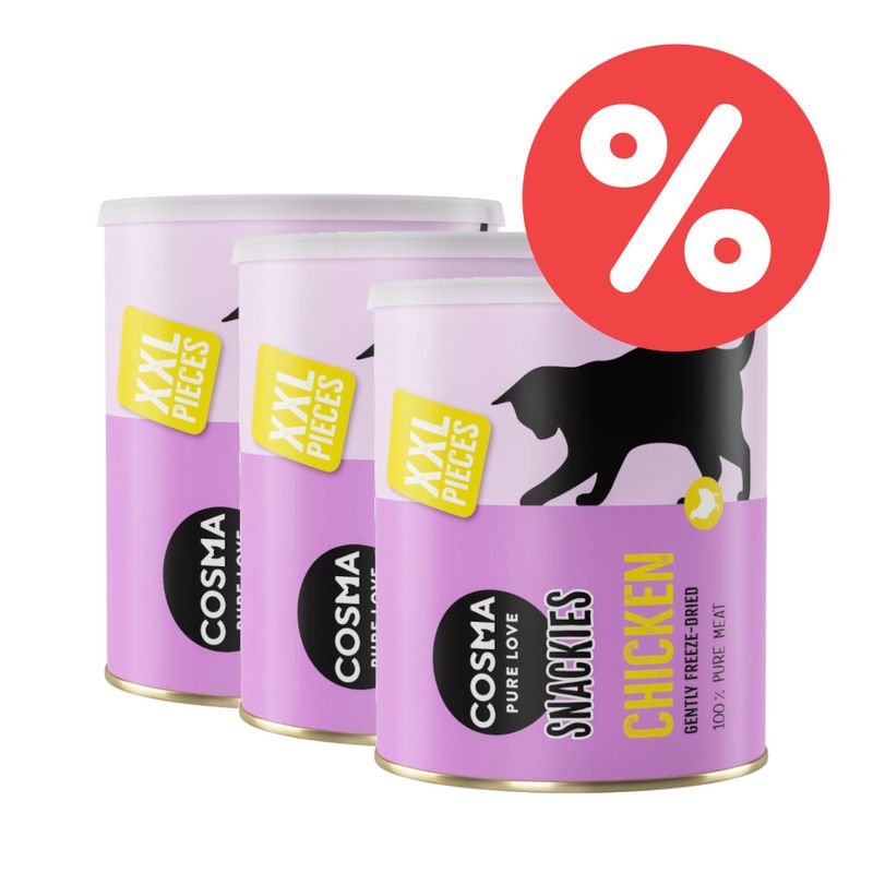 Sparpaket Cosma Snackies XXL Maxi Tube zu TOP-Preisen | bitiba %