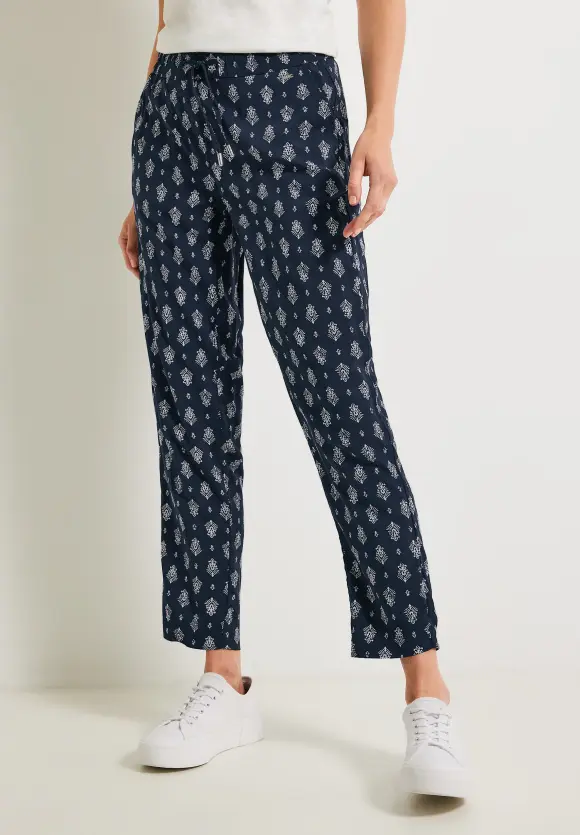CECIL Casual Fit Hose mit Print