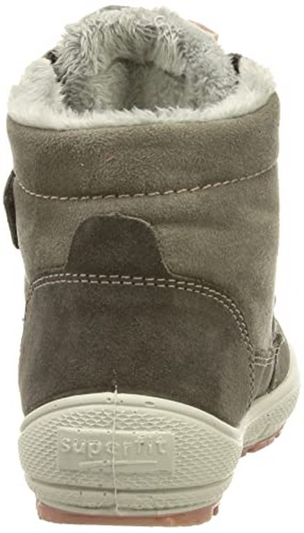 SUPERFIT Stiefel Mädchen grau Stiefelette Leder - GROOVY