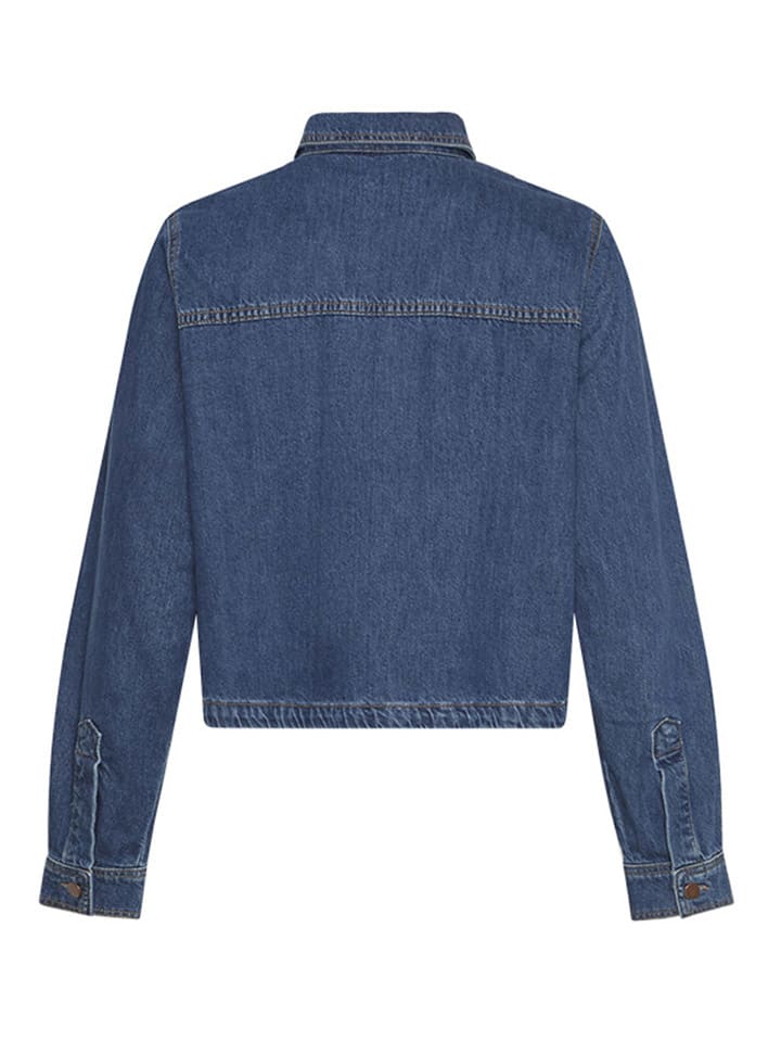 MOSS COPENHAGEN Jeans-Hemd in Dunkelblau günstig kaufen