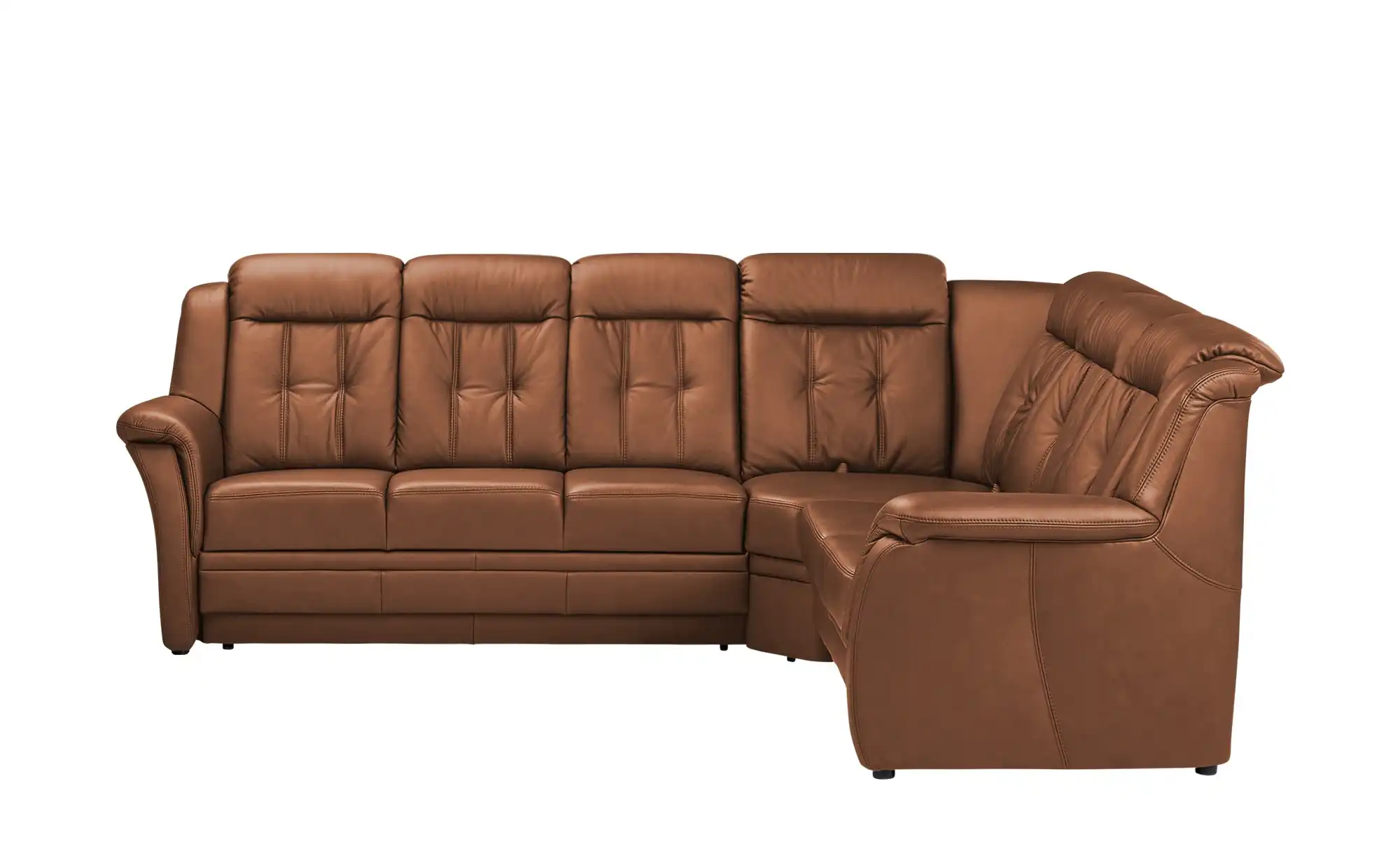 Polstermöbel Oelsa Komfort-Ecksofa aus Leder Andorra