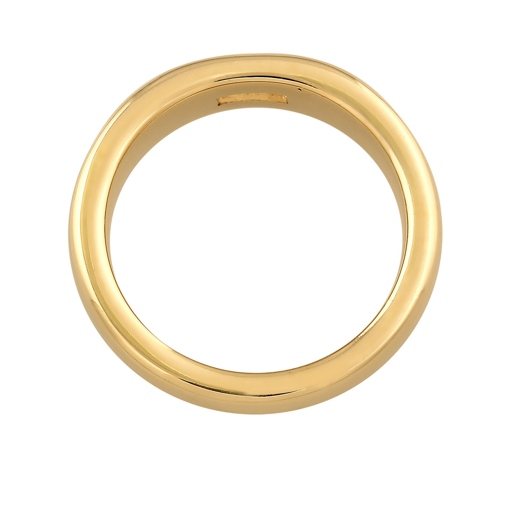 Elli PREMIUM Elli PREMIUM Bague Femmes Bande Élégant Simple avec Topaze en Argent Sterling 925 Bague