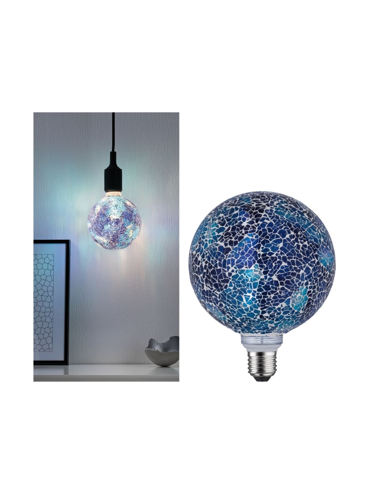 paulmann LED G125 E27 Miracle Mosaic Blau F günstig kaufen onesize