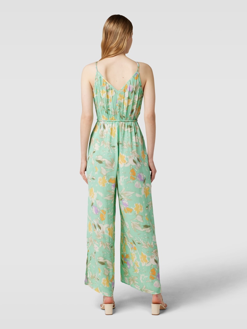Jumpsuit mit floralem Muster Modell 'ALLIE' in mint
