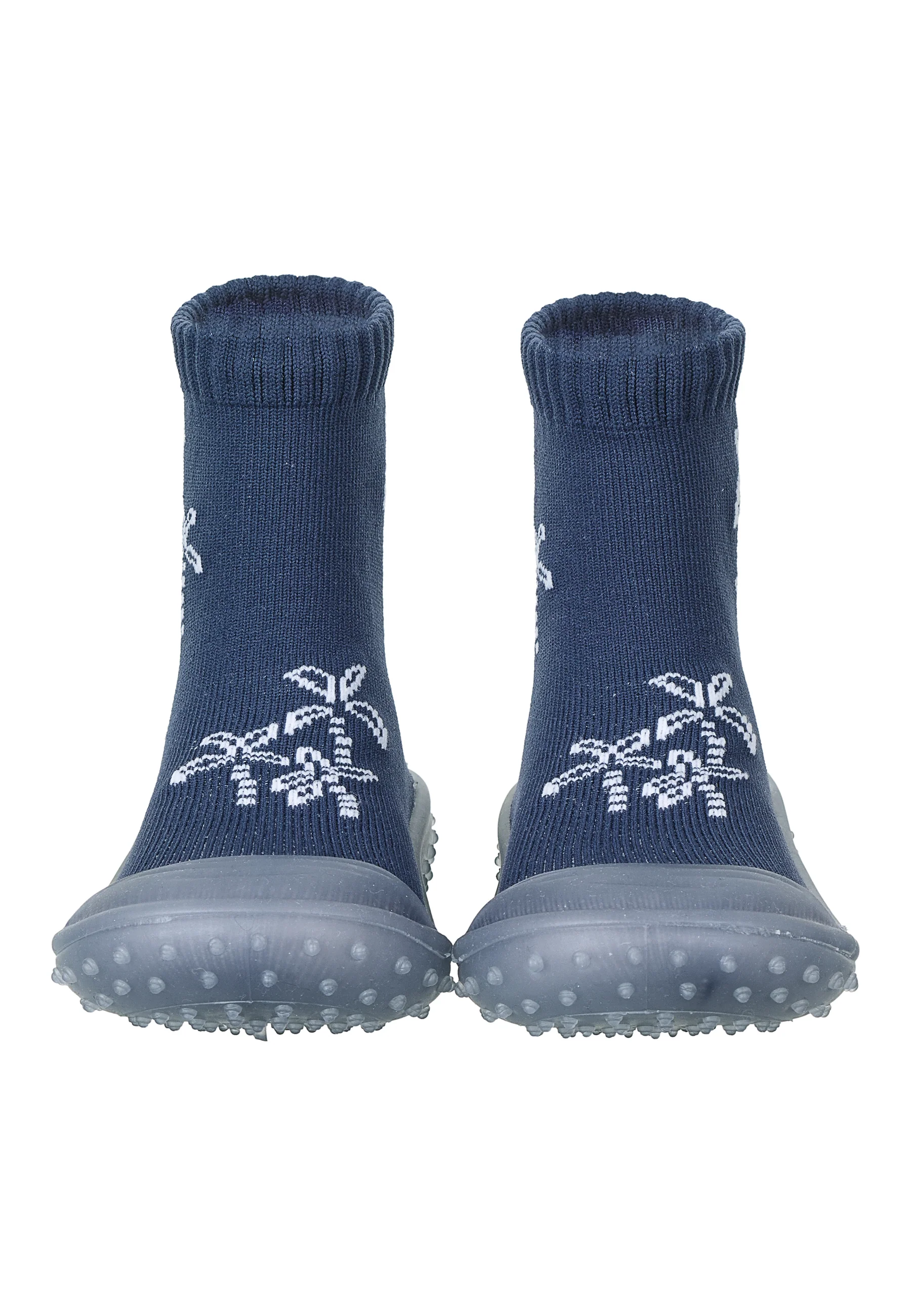 Adventure socks mit Motiv Palme in blau