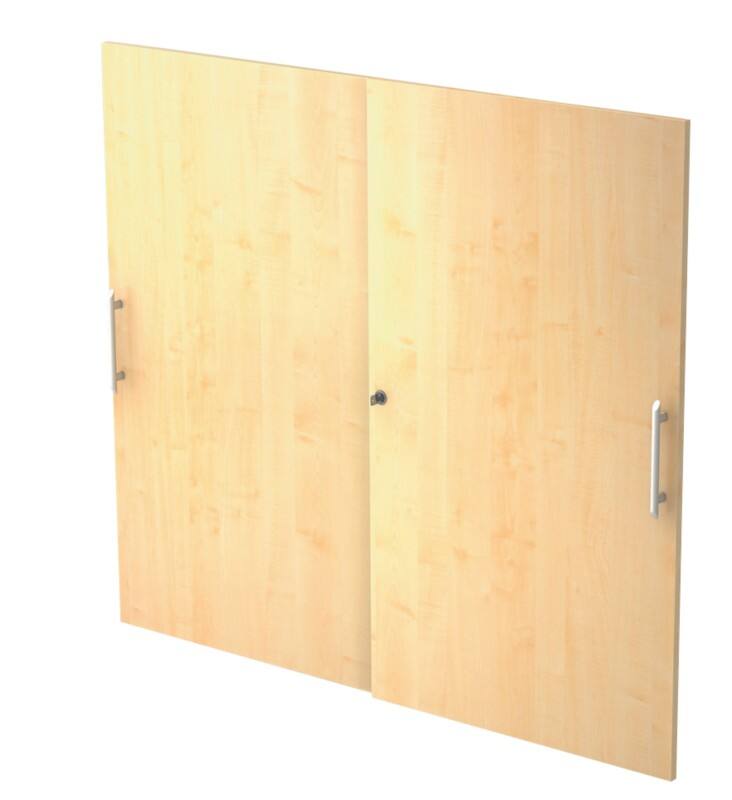 Hammerbacher Türen Matrix mit Aufbau Ahorn 1.200 x 1.100 mm 2 Stück