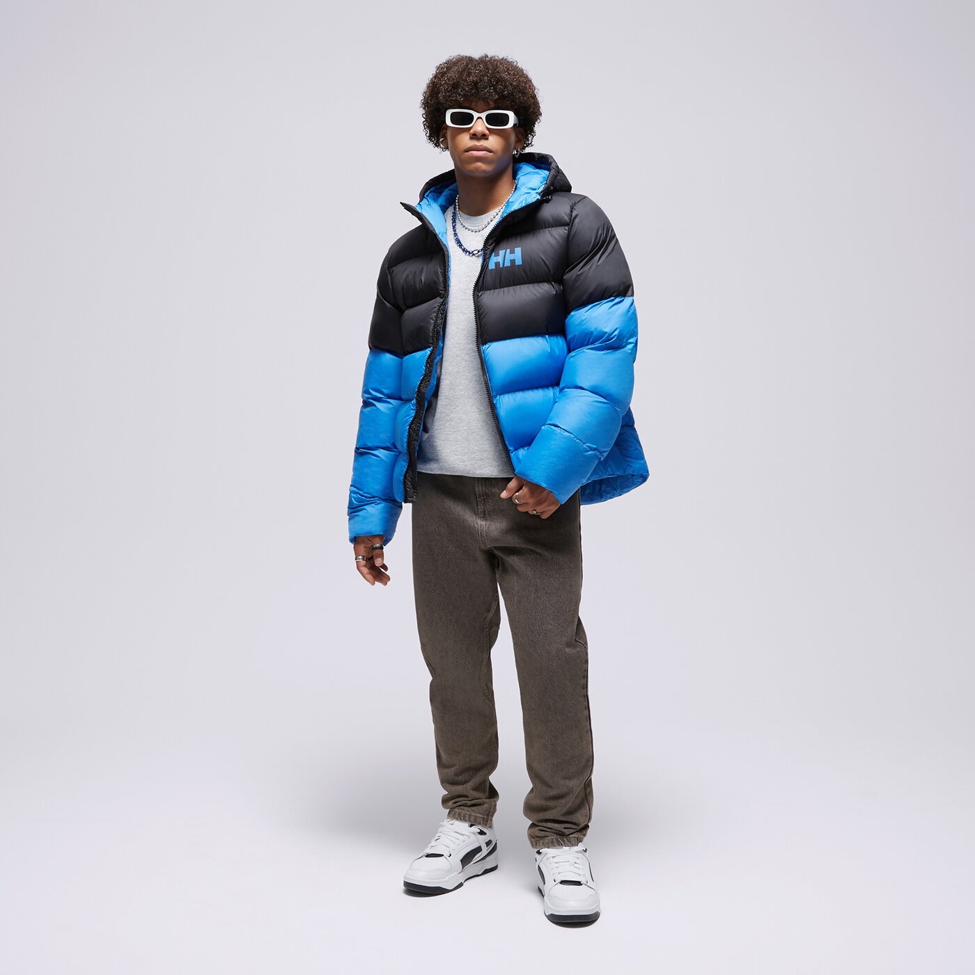 HELLY HANSEN JACKE WINTER ACTIVE PUFFY Blau