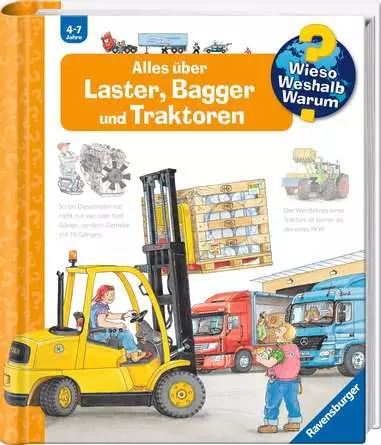 Ravensburger Wieso? Weshalb? Warum?, Band 38: Alles über Laster, Bagger und Traktoren