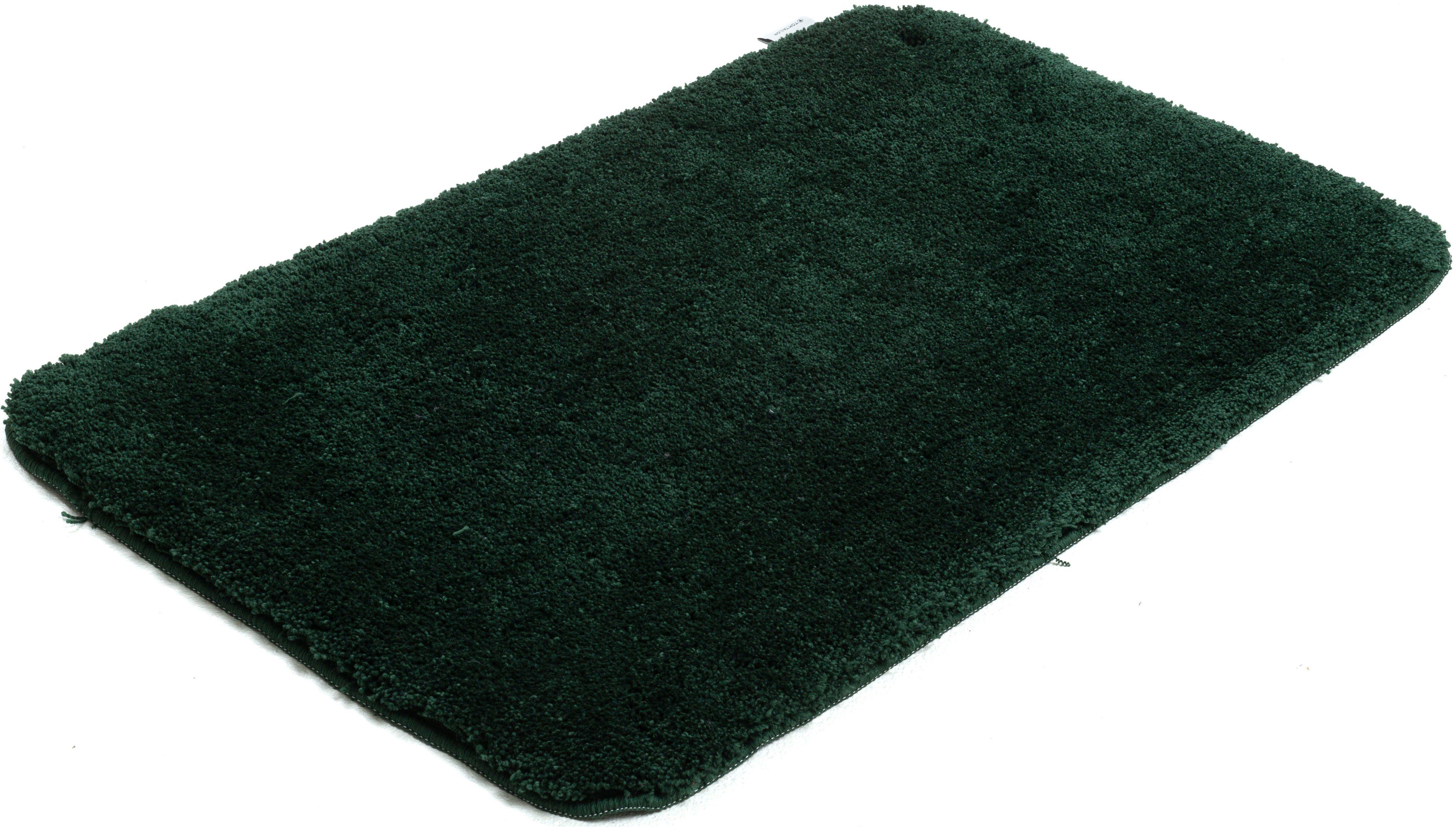 Badematte Cozy Bath UNI TOM TAILOR HOME, Höhe 27 mm, rutschhemmend beschichtet, fußbodenheizungsgeeignet, Polyester, rechteckig, Badteppich, Uni Farben, rechteckig, rund und oval erhältlich