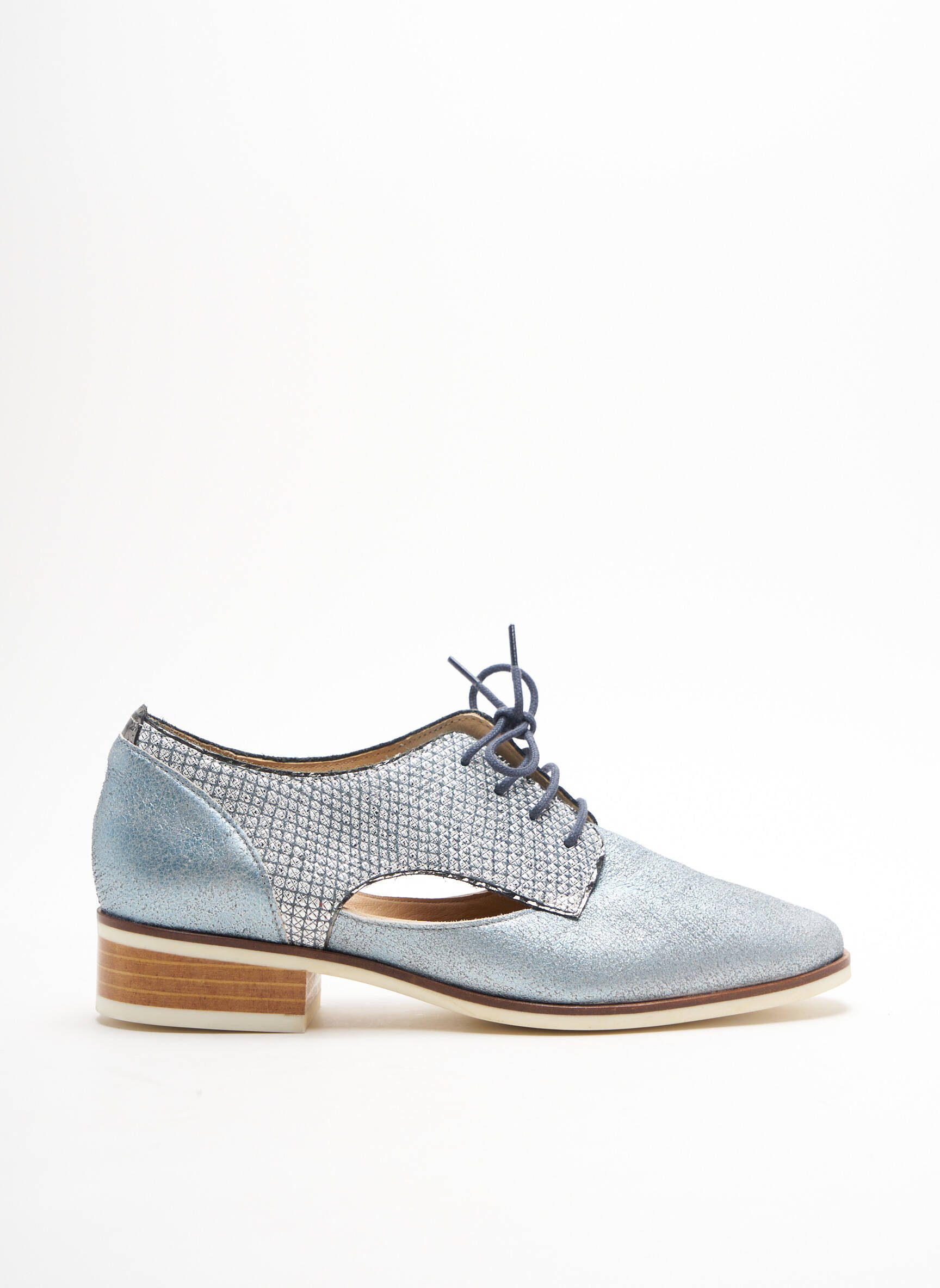 France Mode Derby Femme couleur bleu