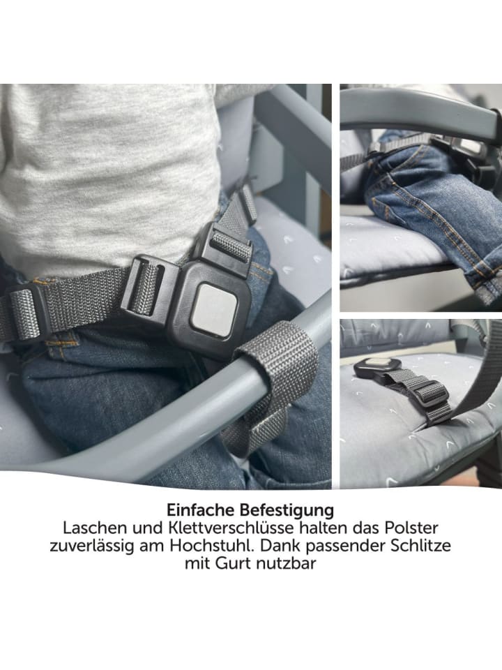 LaLoona Sitzkissen / Hochstuhlauflage für bebeconfort Timba in grau günstig kaufen onesize