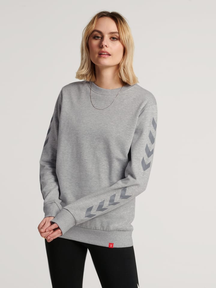 Hummel Hummel Sweatshirt Hmllegacy Erwachsene in GREY MELANGE günstig kaufen