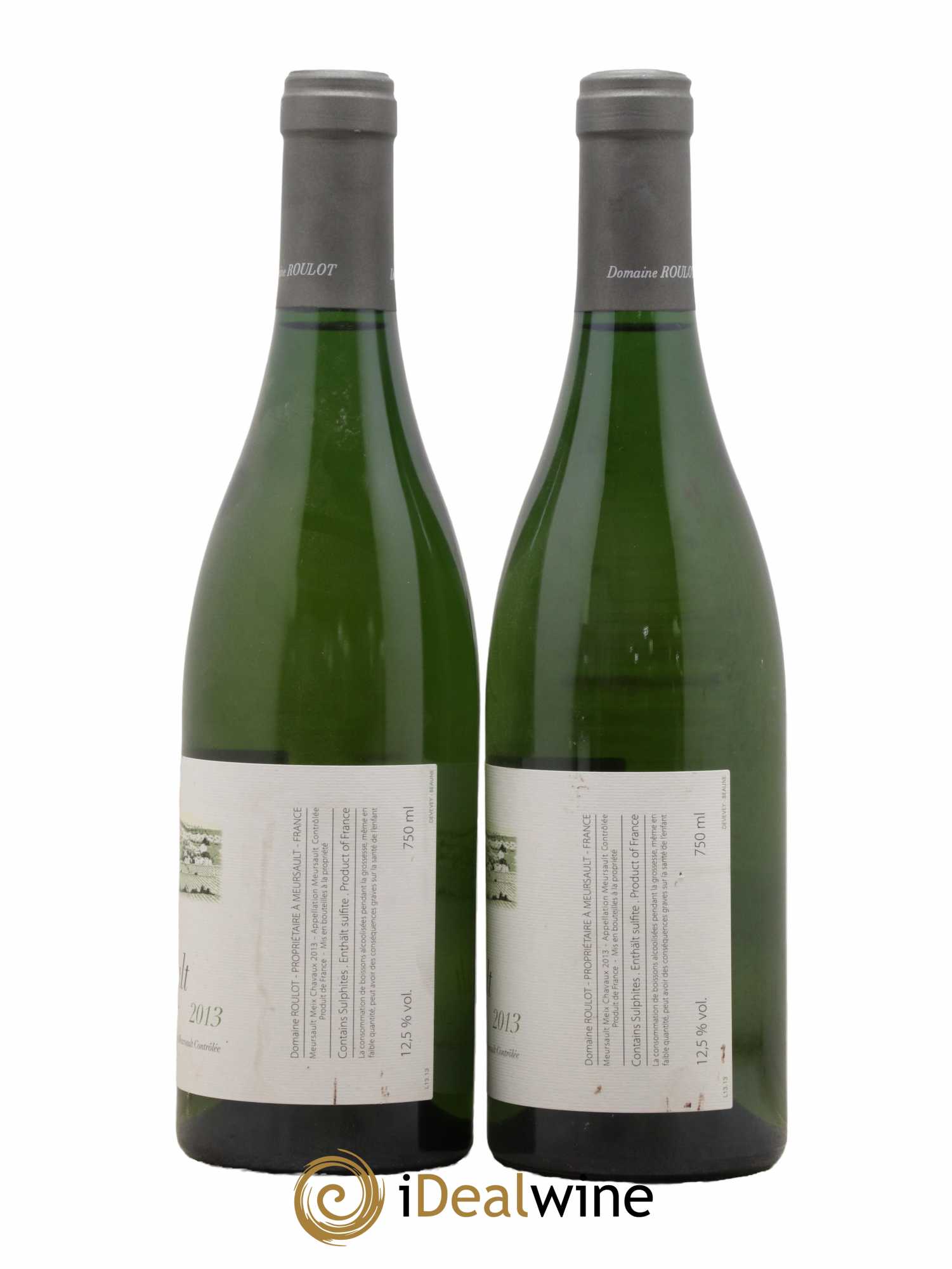 Meursault Meix Chavaux Roulot (Domaine)  2013 - Lot de 2 Bouteilles