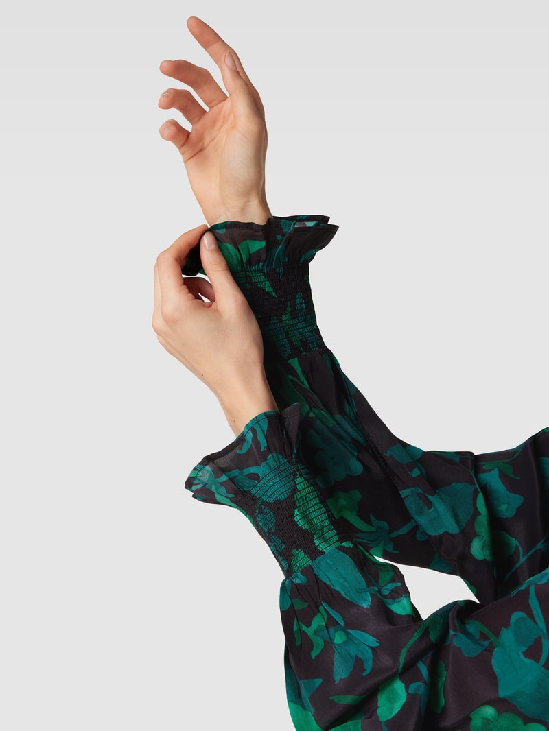 Midikleid mit floralem Muster Modell 'Caro' in grün