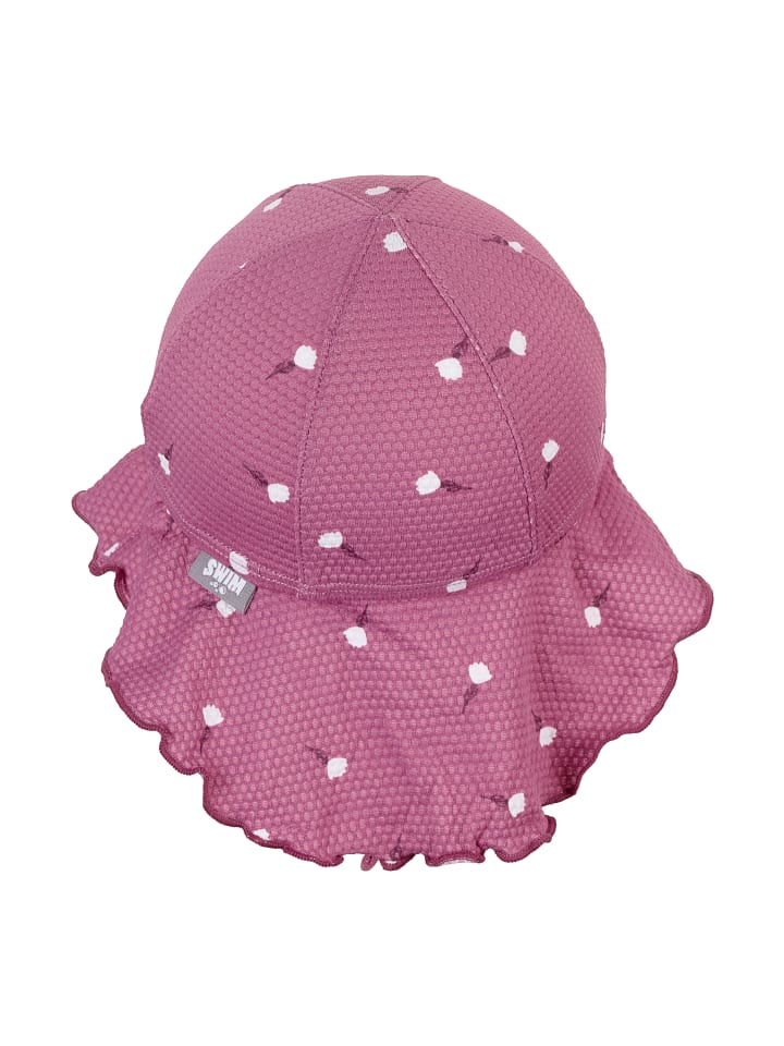 Sterntaler Bademütze mit Nackenschutz Blumen in pinkfarben günstig kaufen