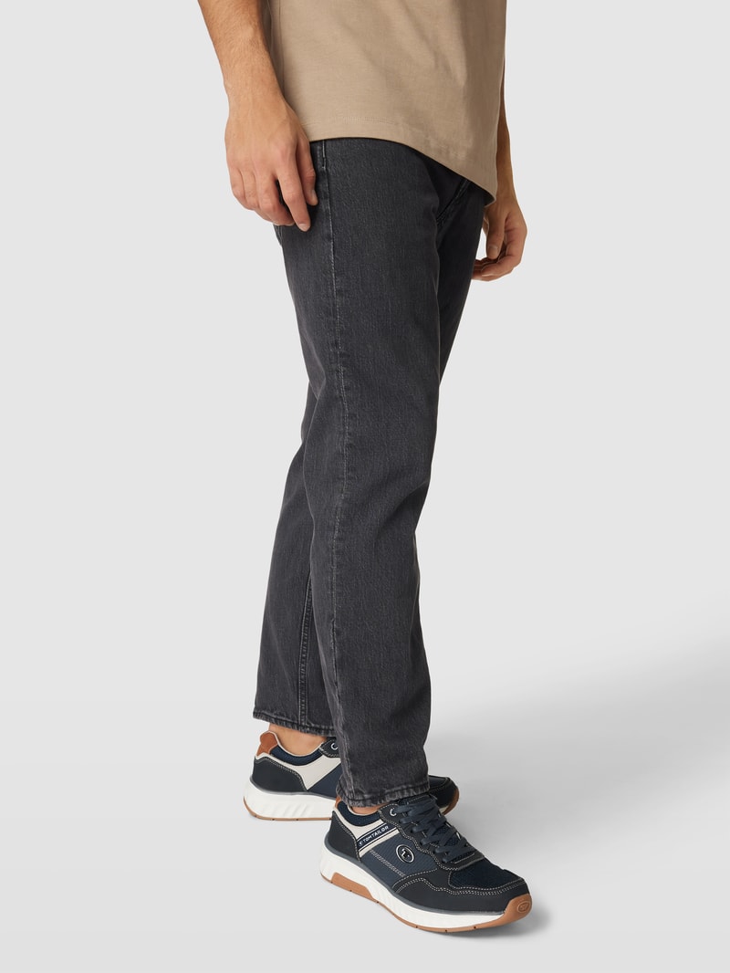 Sneaker mit Label-Details in marineblau