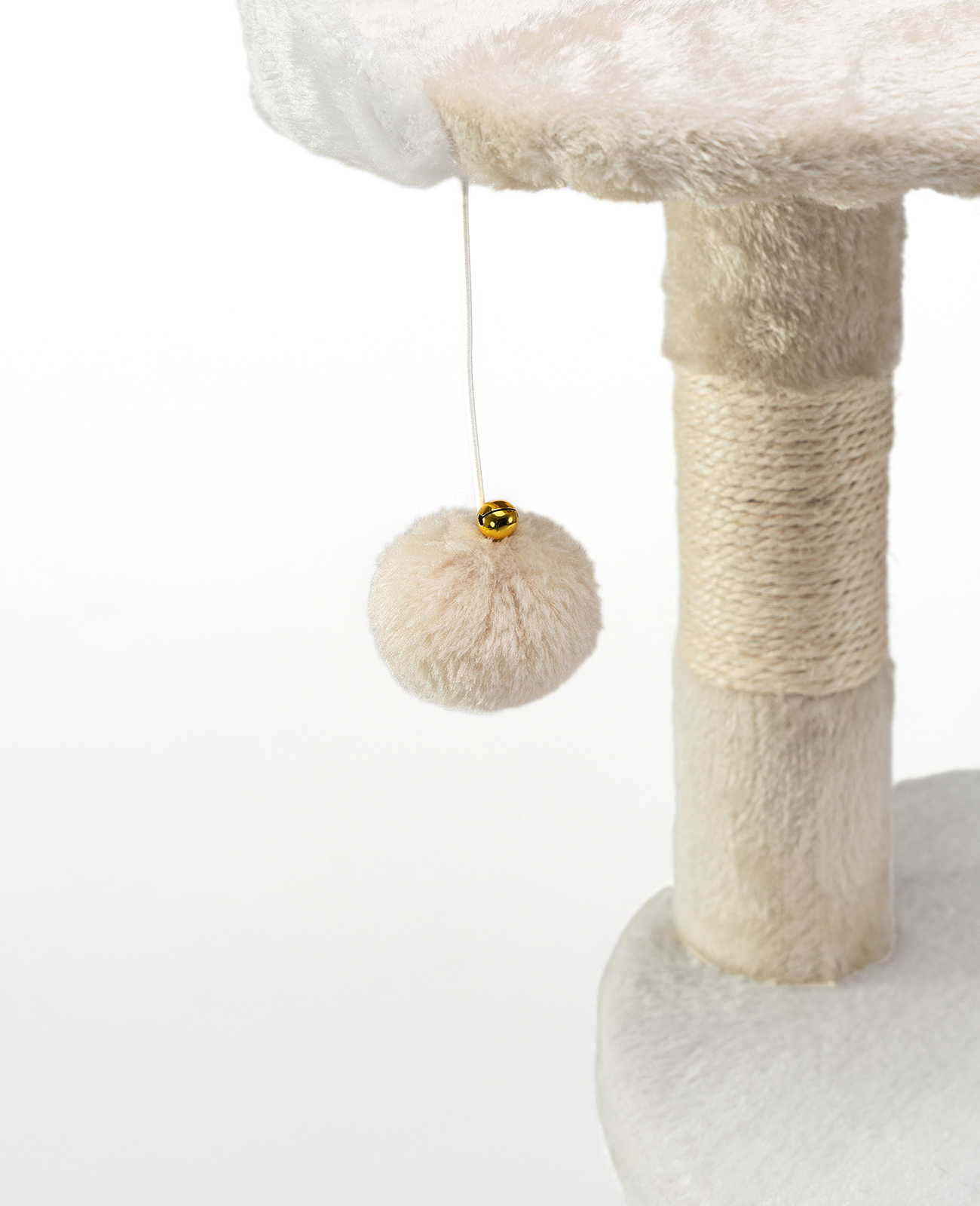 Lionto Kratzbäume Lionto Kratzbaum Höhe 112 cm weiß/ beige