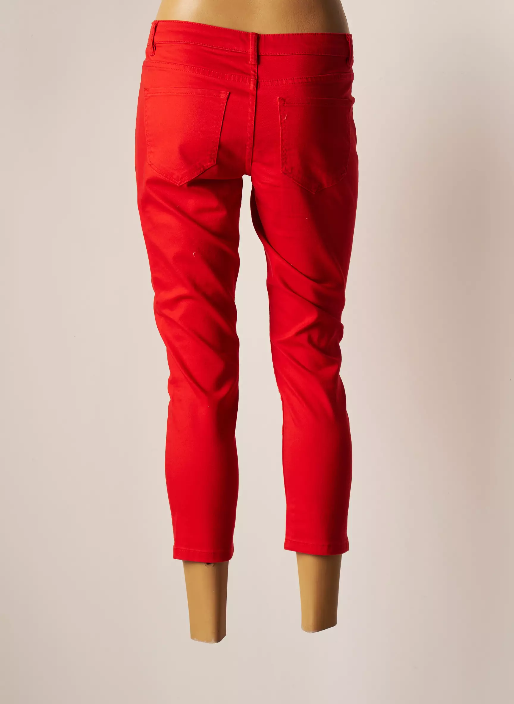 Vero Moda Pantalon7 8 Femme couleur rouge