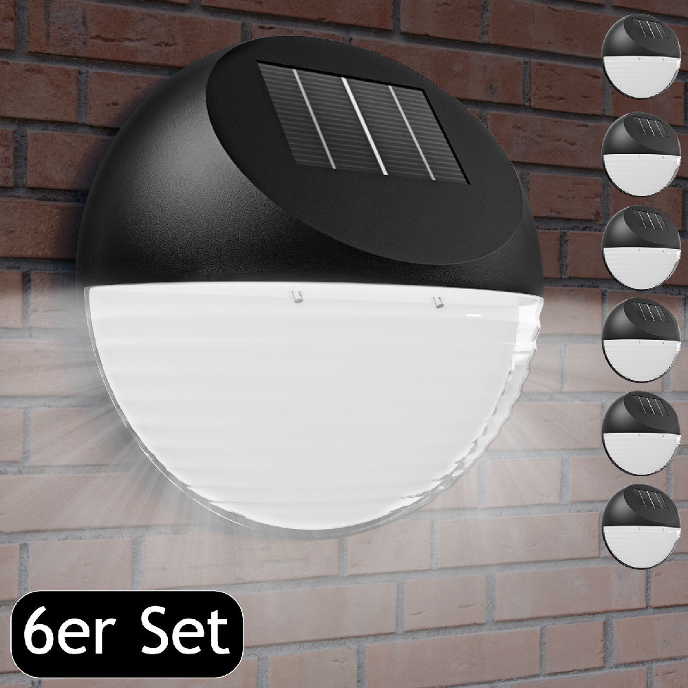 Casaria Deuba Solarleuchten für Außenbereich - 6er Set