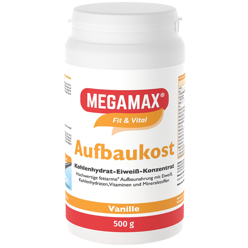 MEGAMAX Aufbaukost Vanille Pulver  500 g  Pulver