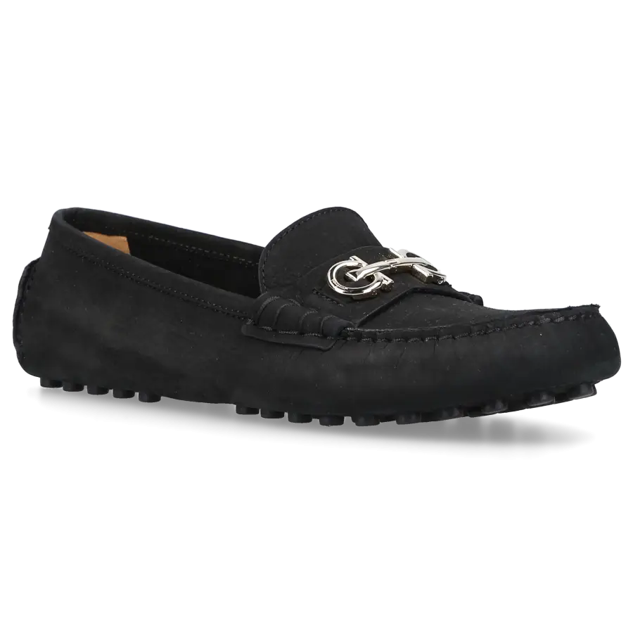 Salvatore Ferragamo - Loafer 01E393 Veloursleder - schwarz