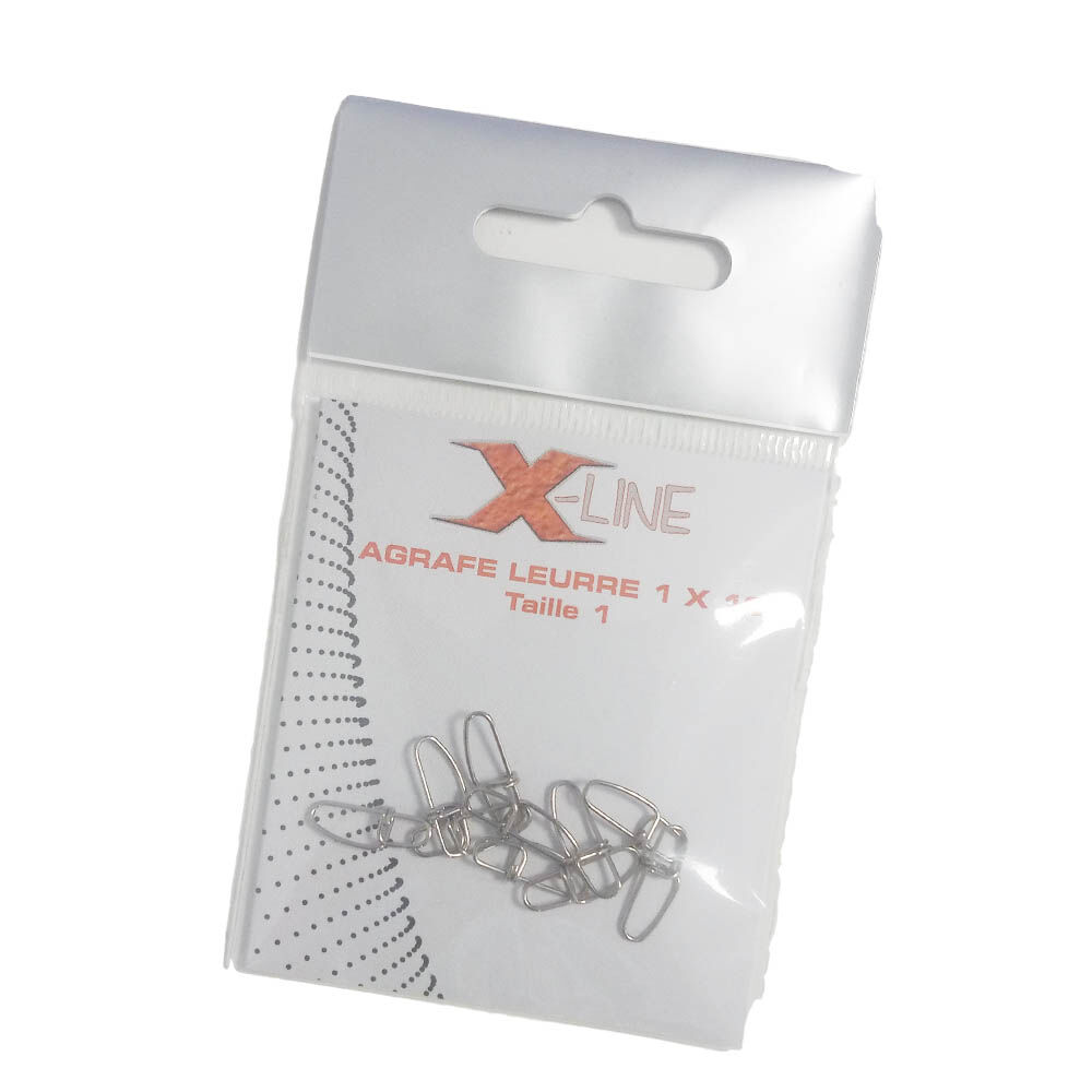 Sponka za vabo X-Line model 1 (x10)