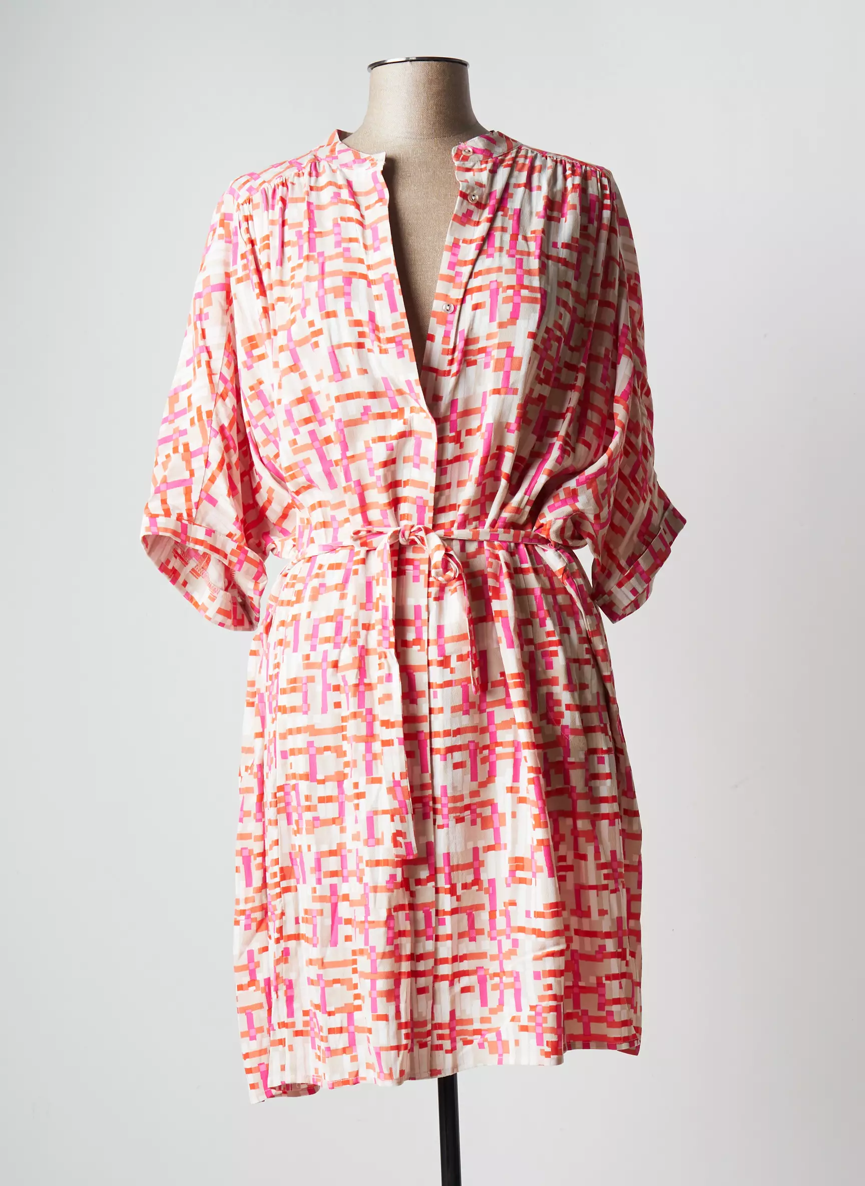Zilch Robes Mi Longues Femme couleur rose