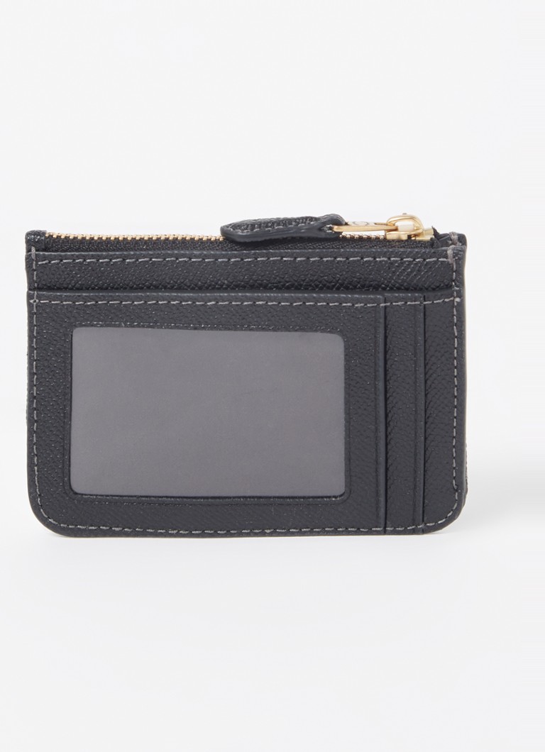 Portcard mini din piele Coach