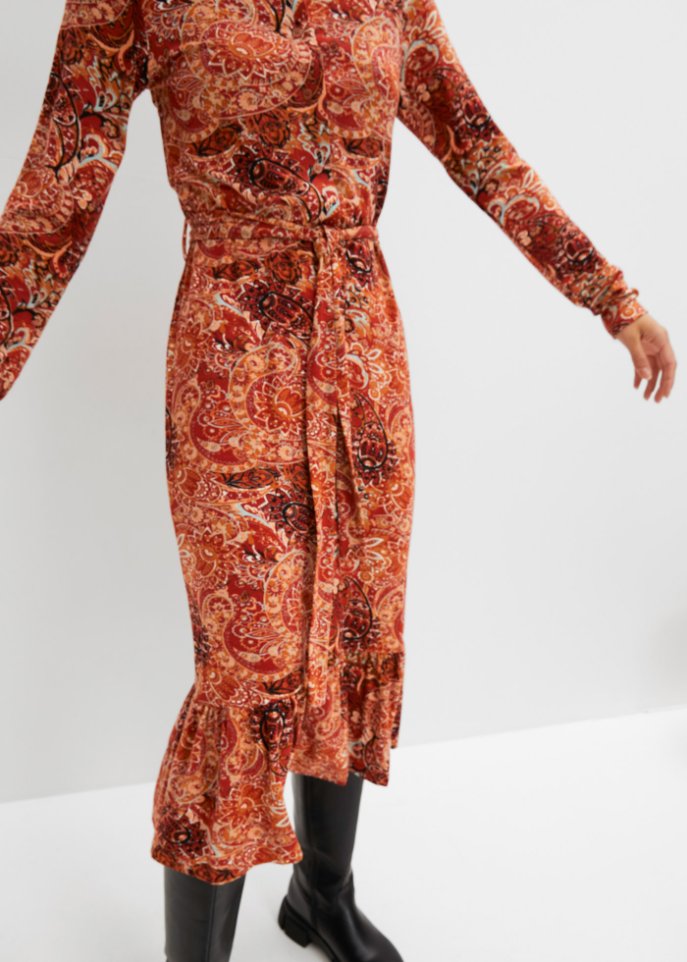 Shirtkleid mit Paisleydruck