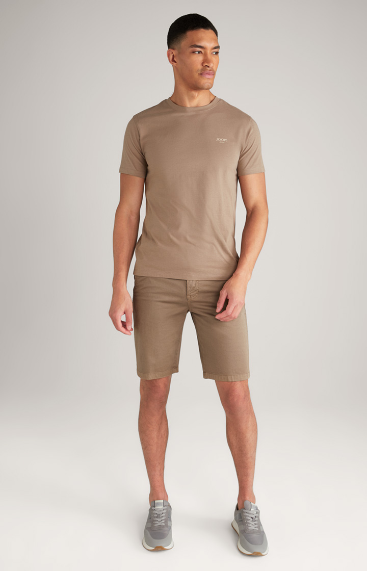 T-Shirt Alphis in Hellbraun