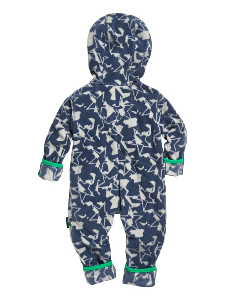 Playshoes Fleece-Overall Sterne Camouflage in Dunkelgrau günstig kaufen