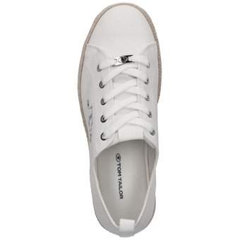 Tom Tailor Plateau Sneaker in weiß