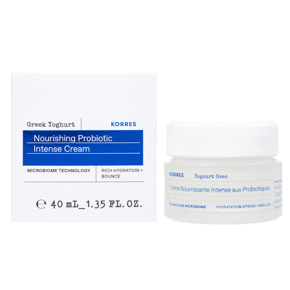 korres Crème Nourrissante Intense Probiotiques& Yaourt Grec Crème visage ultra-hydratante pour peaux sèches