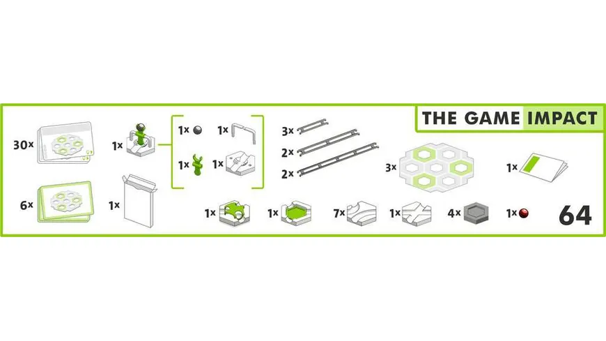 Ravensburger Beschäftigung - GraviTrax The Game Impact - Logikspiel für Kugelbahn Fans
