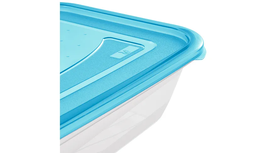 keeeper Frischhaltedosen Set Fredo Fresh 3-tlg. 2,4l fresh-blue transparent