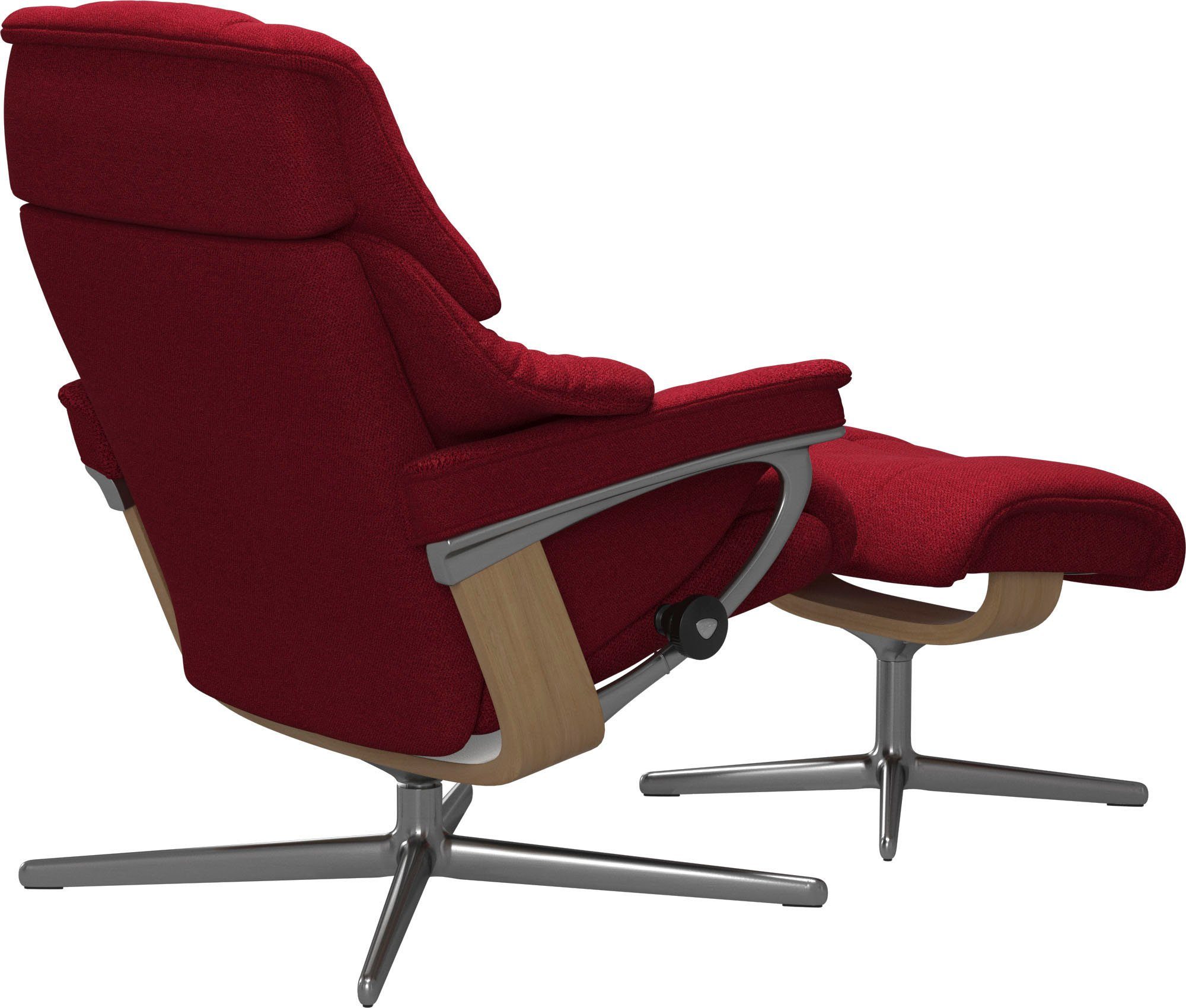 Stressless® Relaxsessel Reno, mit Cross Base, Größe S, M & L, Holzakzent Eiche