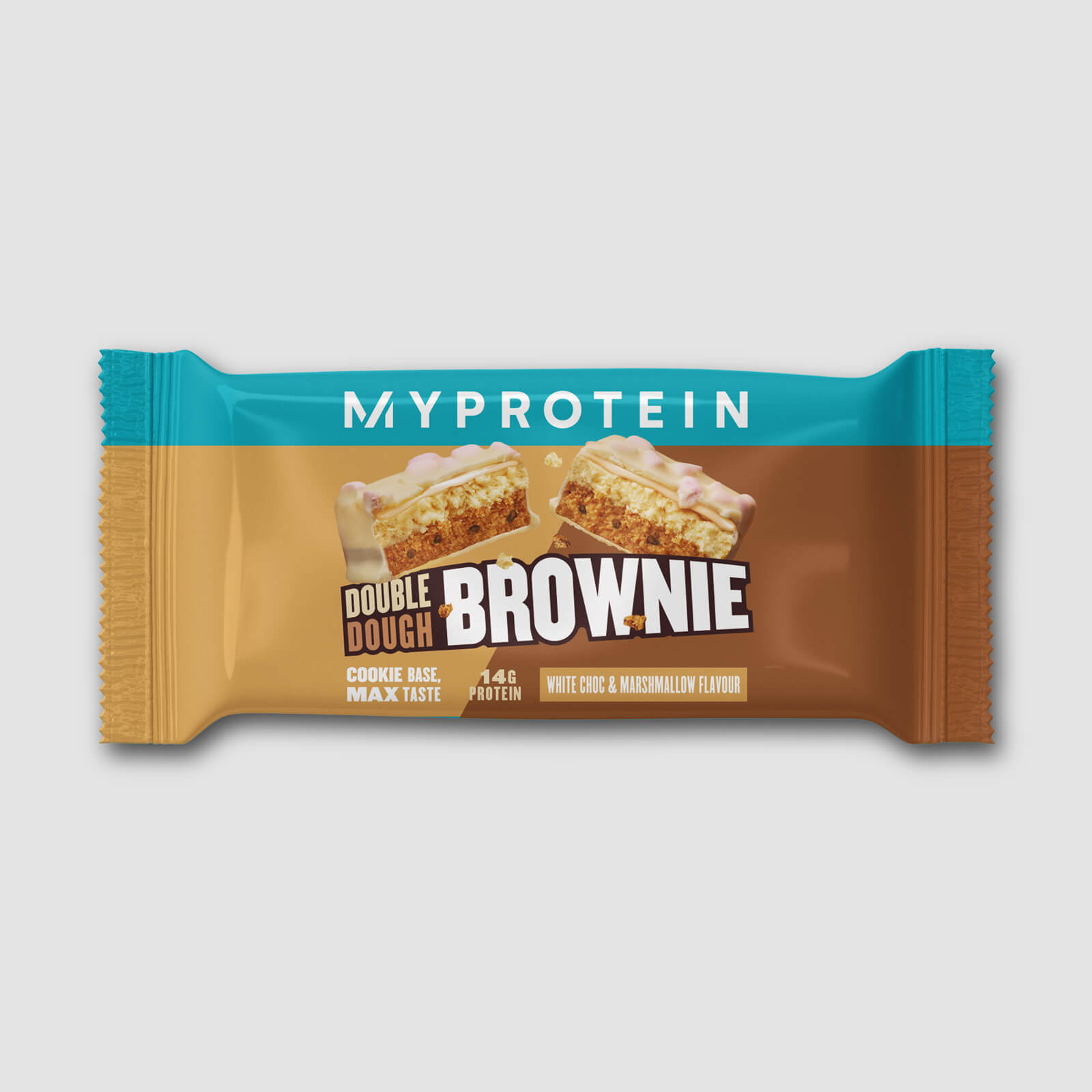 Double Dough Brownie, White Chocolate and Marshmallow, 12 x 60g