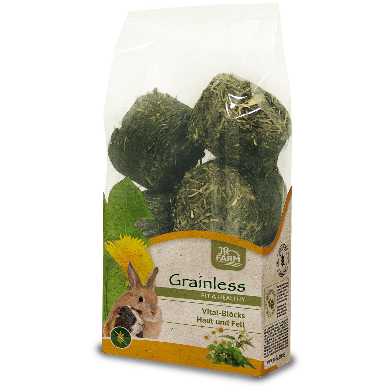 JR Farm Ergänzungsfutter JR Farm Grainless Health Vital-Blocks Haut und Fell 300g
