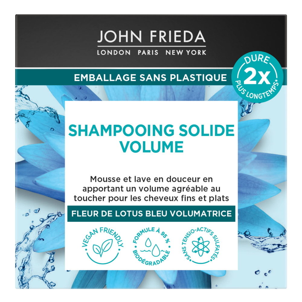 john frieda Shampooing Solide Volume 75g Shampoing solide