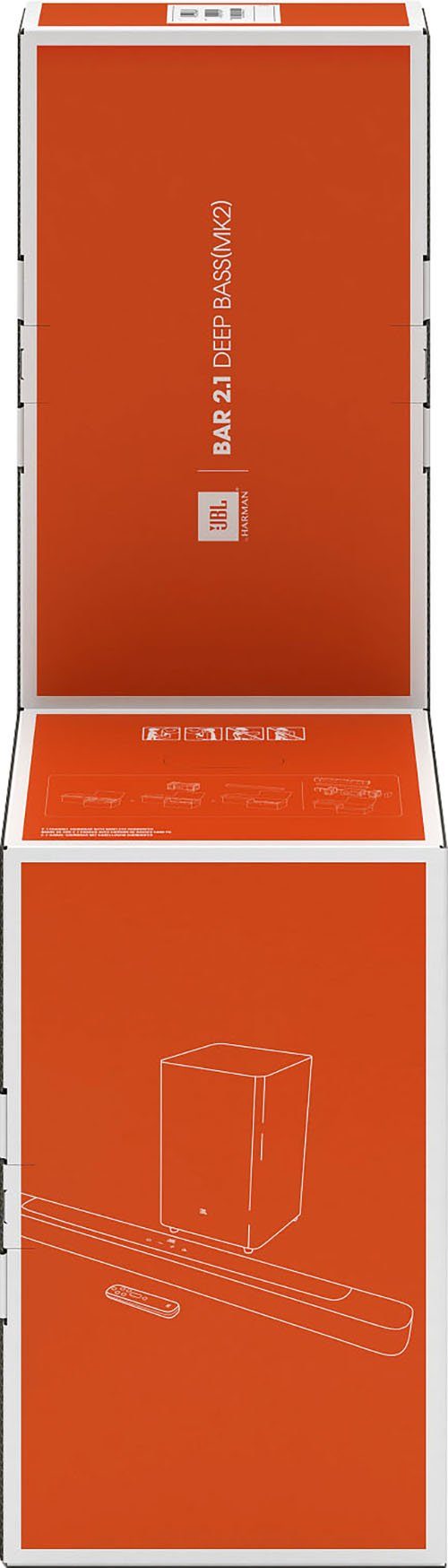 JBL Bar 2.1 Deep Bass (MK2) 2.1 Soundsystem (300 W)