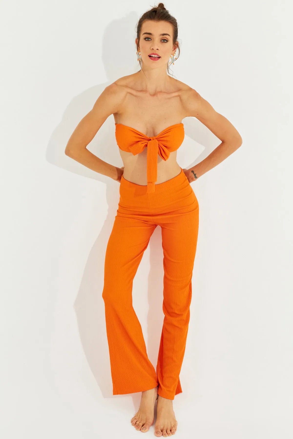 Cool & Sexy  Zweiteiler - Orange - Regular Fit