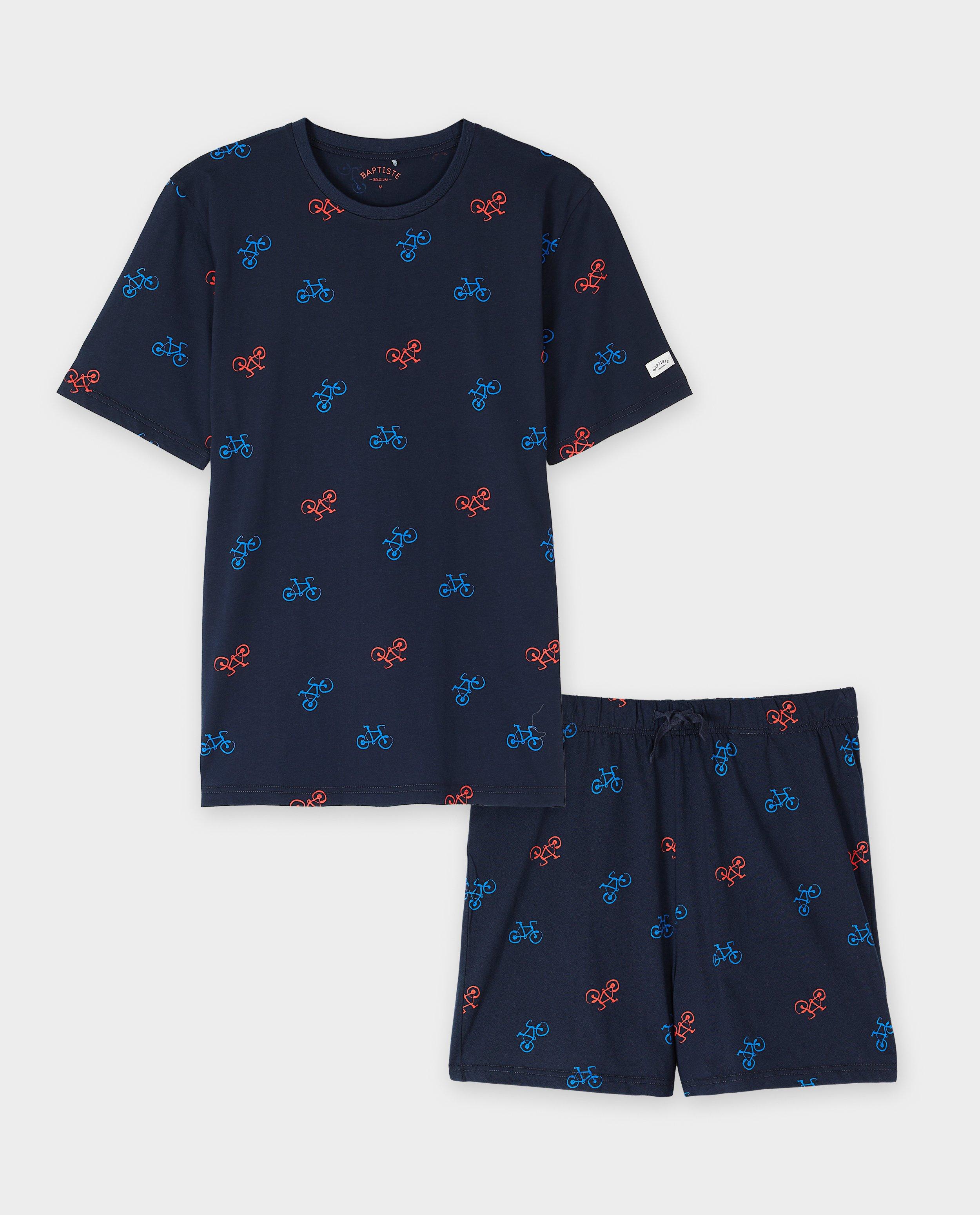 Baptiste Biopamut pizsama, unisex, XS-XXXL sötétkék